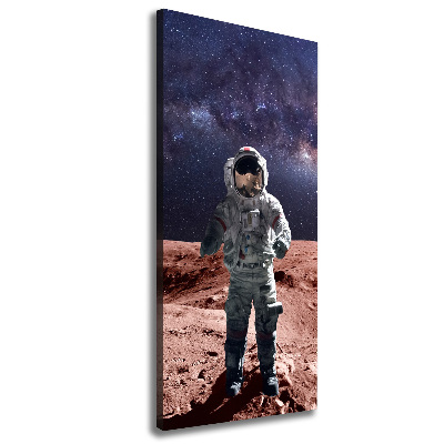 Verticale canvasfoto Astronaut