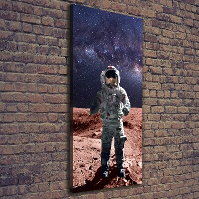 Verticale canvasfoto Astronaut