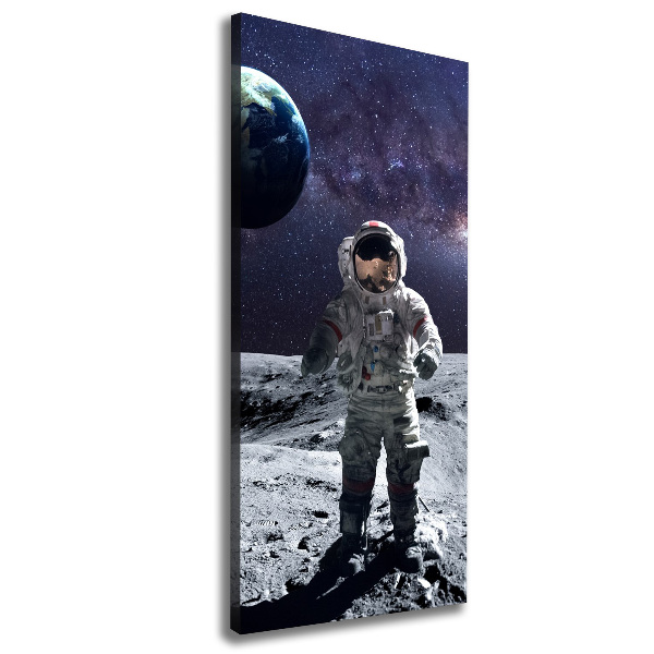 Verticaal canvasschilderij Astronaut