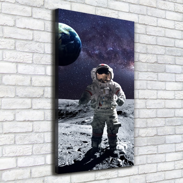 Verticaal canvasschilderij Astronaut