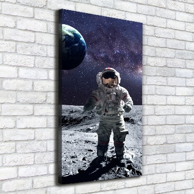 Verticaal canvasschilderij Astronaut