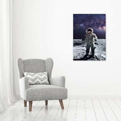 Verticaal canvasschilderij Astronaut