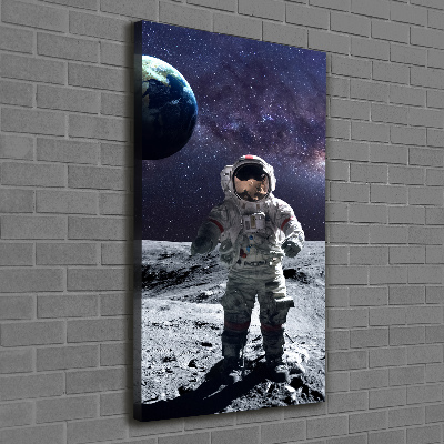 Verticaal canvasschilderij Astronaut