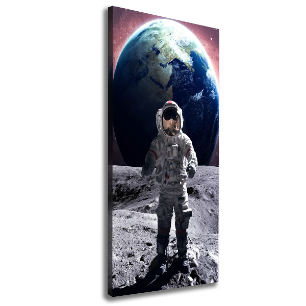 Verticaal schilderij op canvas Astronaut