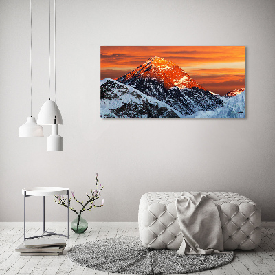 Schilderij op glas Everesttop