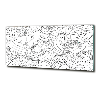 Schilderij op glas Ornamenten