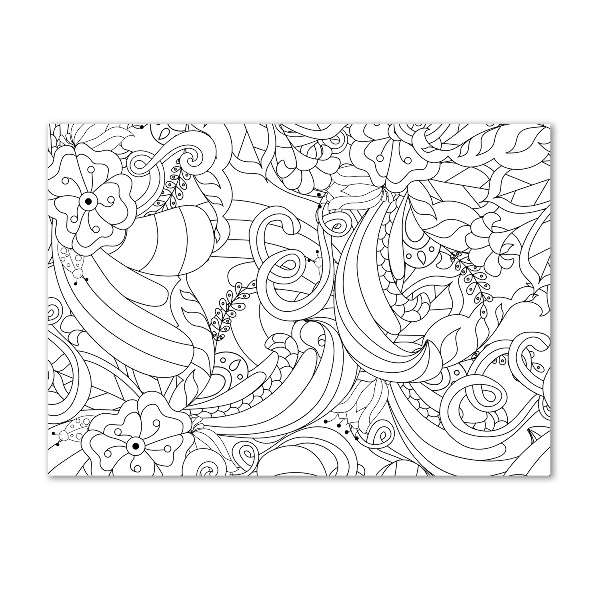 Schilderij op glas Ornamenten