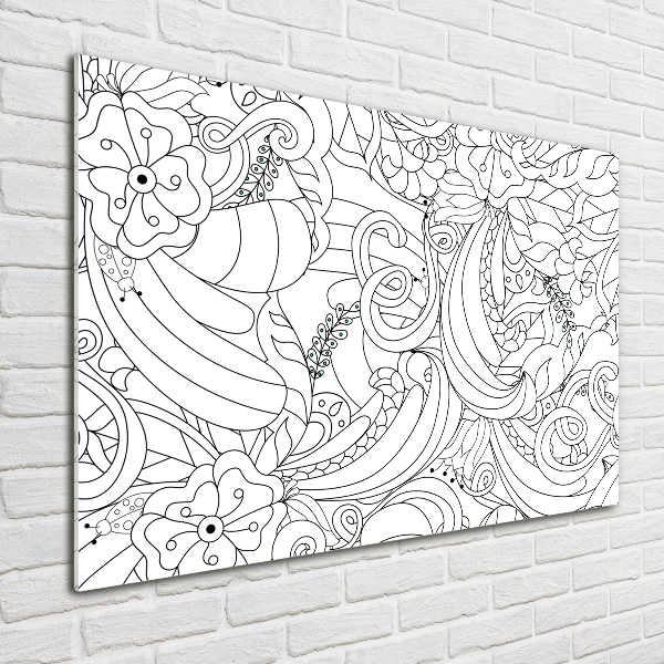 Schilderij op glas Ornamenten