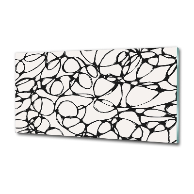 Foto schilderij op glas Chaotische cirkels