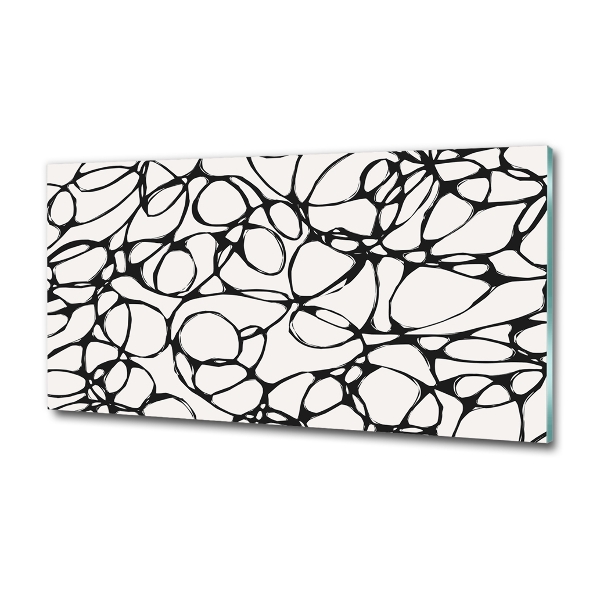 Foto schilderij op glas Chaotische cirkels