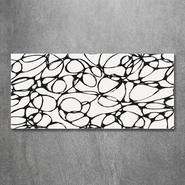 Foto schilderij op glas Chaotische cirkels