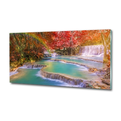 Schilderij glas Cascade