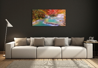 Schilderij glas Cascade