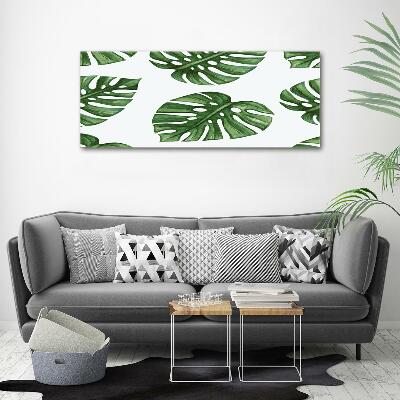 Glazen schilderij Monstera