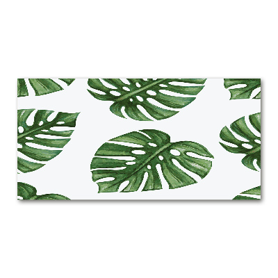 Glazen schilderij Monstera