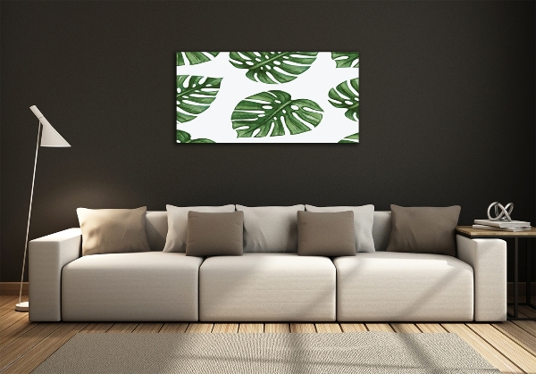 Glazen schilderij Monstera