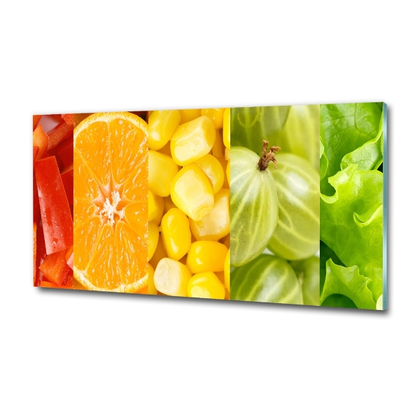 Schilderij op glas Fruit en groenten