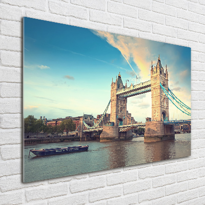 Foto schilderij op glas Tower Bridge Londen
