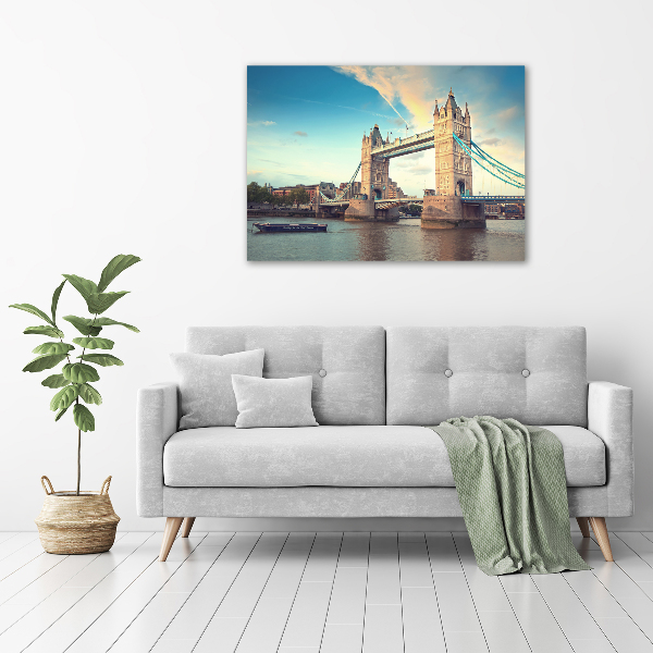 Foto schilderij op glas Tower Bridge Londen