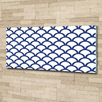 Glazen schilderij Nautische achtergrond