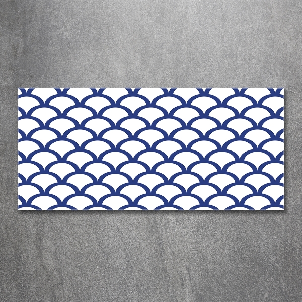 Glazen schilderij Nautische achtergrond