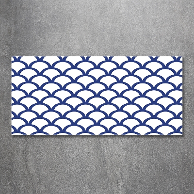 Glazen schilderij Nautische achtergrond