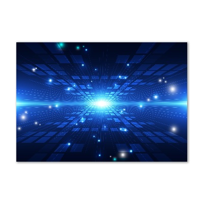 Glazen schilderij 3D-achtergrond