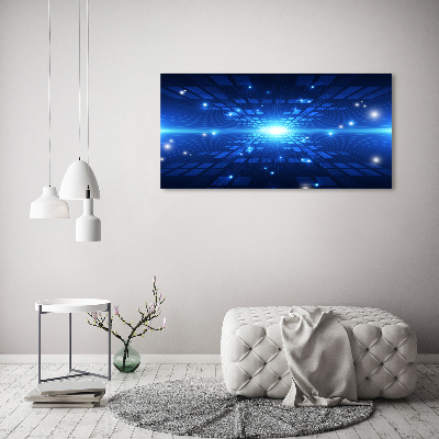 Glazen schilderij 3D-achtergrond