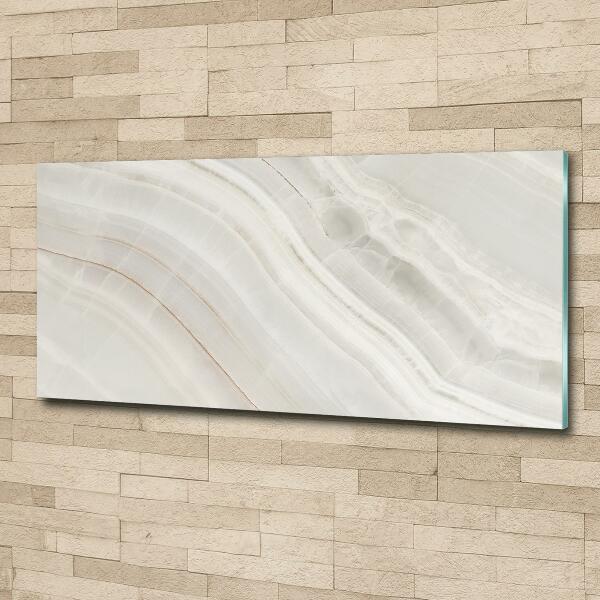 Foto schilderij op glas Marmertextuur