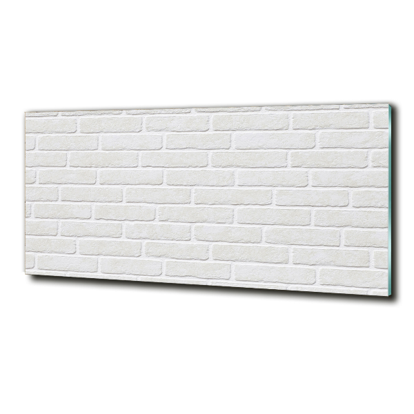 Foto schilderij op glas Bakstenen muur