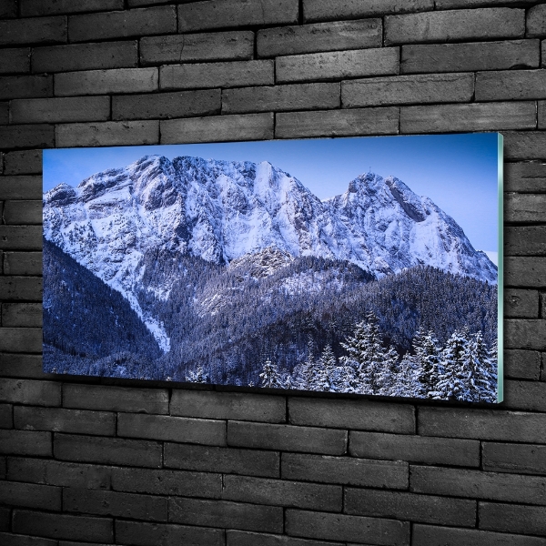 Foto schilderij op glas Giewont Tatra-gebergte
