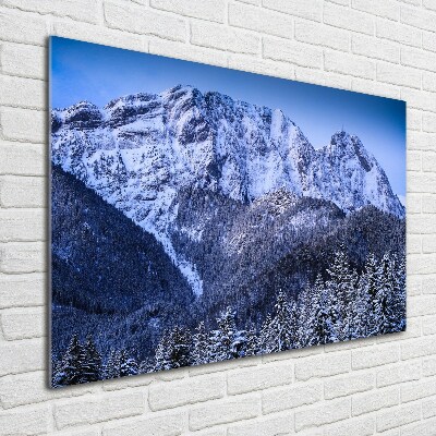 Foto schilderij op glas Giewont Tatra-gebergte