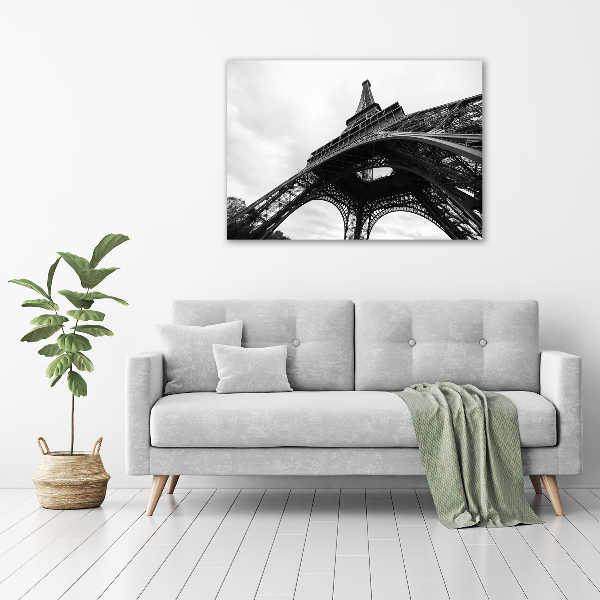 Schilderij op glas Eiffeltoren Parijs