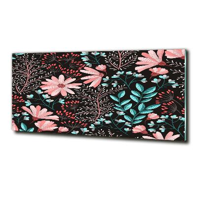 Schilderij op glas Lentebloemen