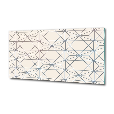 Schilderij op glas Geometrische achtergrond