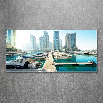 Foto schilderij op glas Dubai Marina