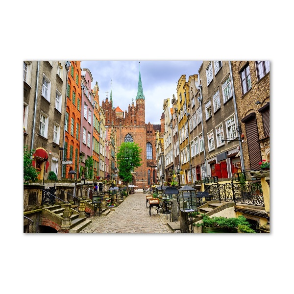 Schilderij op glas Gdansk, Polen
