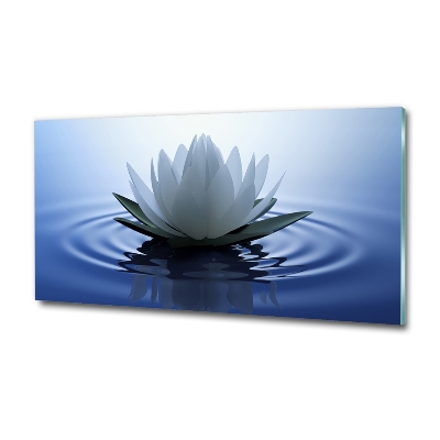 Glazen schilderij Waterlelie