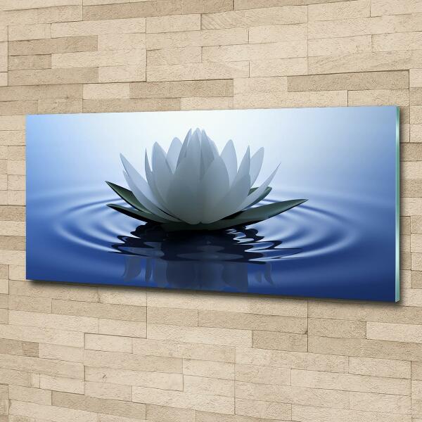 Glazen schilderij Waterlelie