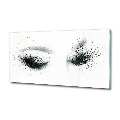 Schilderij op glas Make-up