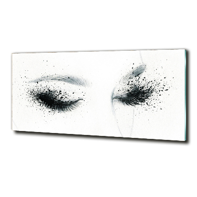 Schilderij op glas Make-up