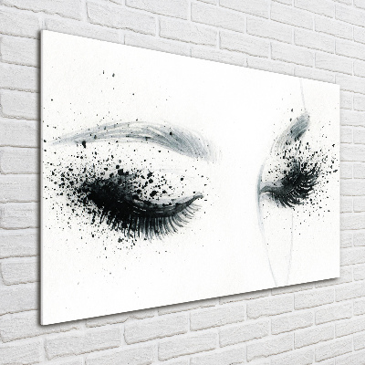 Schilderij op glas Make-up