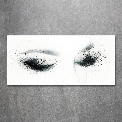 Schilderij op glas Make-up