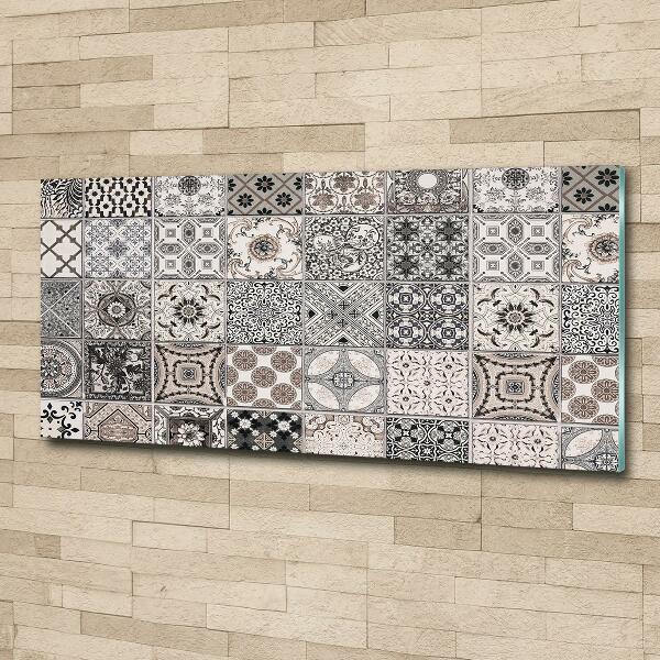 Glazen schilderij Keramische tegels