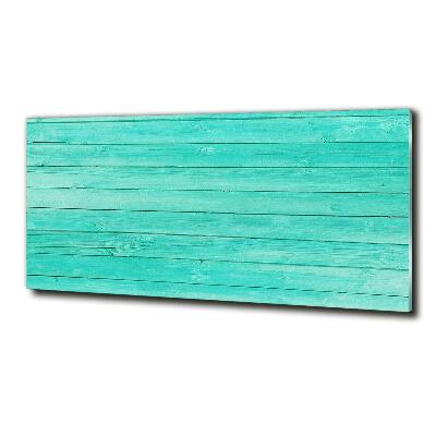 Schilderij op glas Groene borden