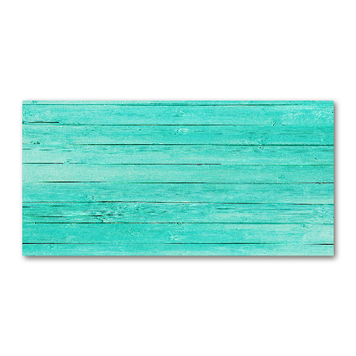 Schilderij op glas Groene borden