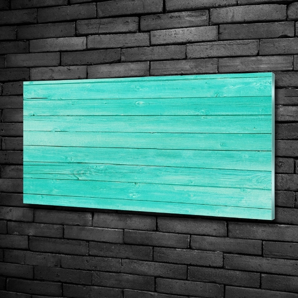 Schilderij op glas Groene borden