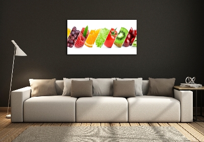 Glazen schilderij Fruit en groenten
