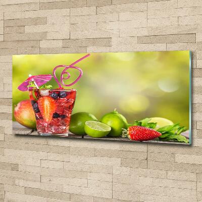 Glazen schilderij Fruitcocktail