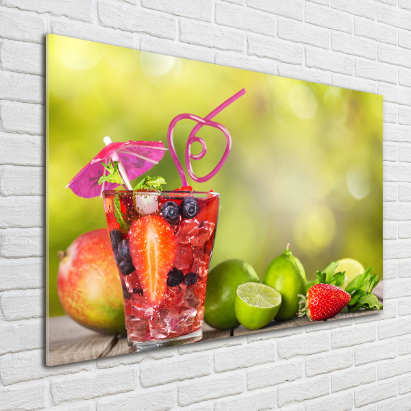 Glazen schilderij Fruitcocktail